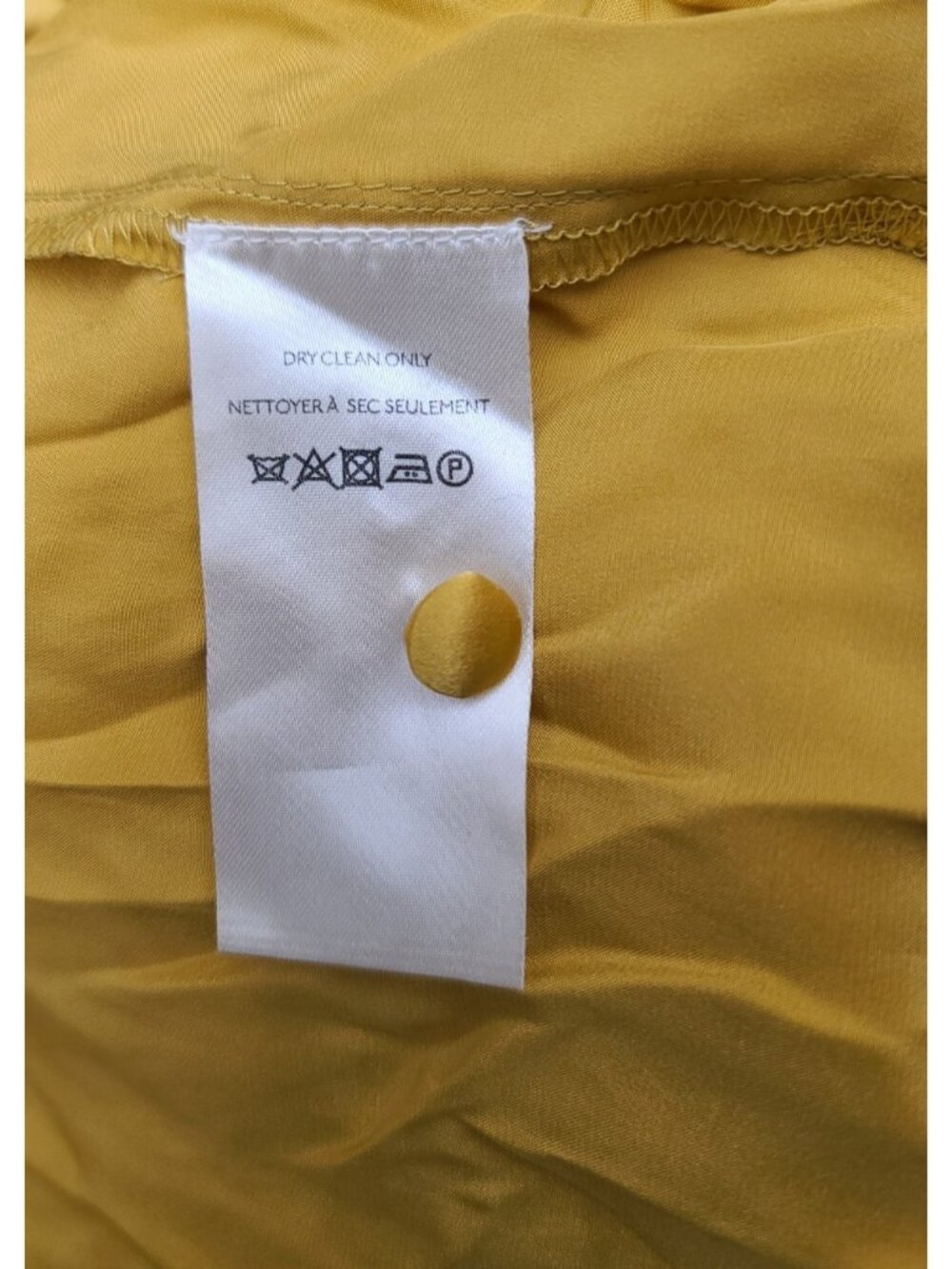 Anthropologie Silk Colorblocked Maxi Dress 2 Gold/Olive/Pink Halter Goddess NWT - Picture 9 of 10